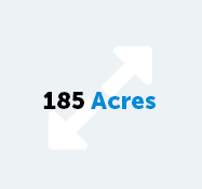 185 acres