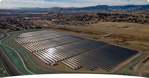 Loveland Solar Aerial Photo